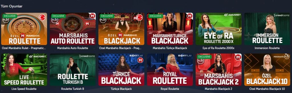 marsbahis canlı casino